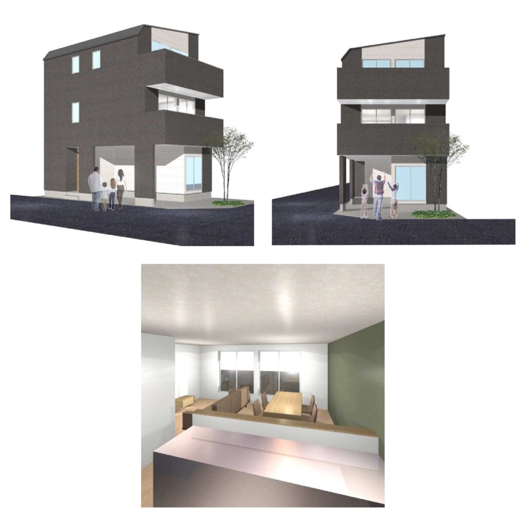 戸建住宅(3Dパース)